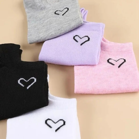 Kadın 5 Çift Premium Sıkmayan Nefes Alan Babet Çorap Çok Renkli