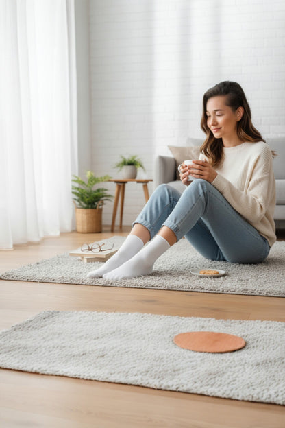 Kadın 6 Çift Premium Kalite Soft Kokulu Bacak Sıkmayan Esnek Bambu Lastiksiz Çorap